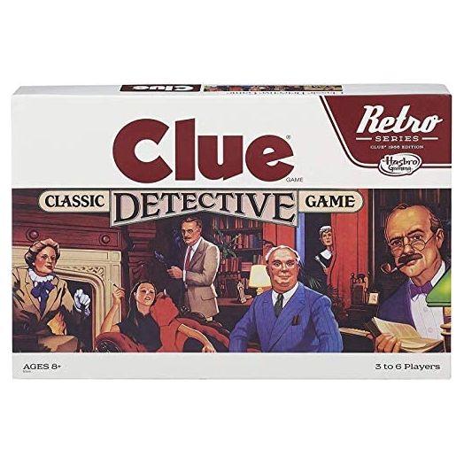 Hasbro Gaming Retro Series Clue 1986 Edition Game