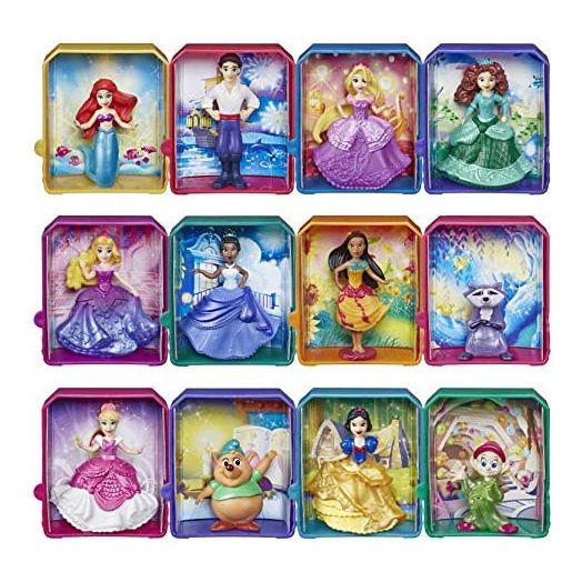 Disney Princess Royal Stories, Figure Surprise Blind Box with Favorite Disney Characters, Toy for 3 Year Olds & Up, 2" Disney Dolls