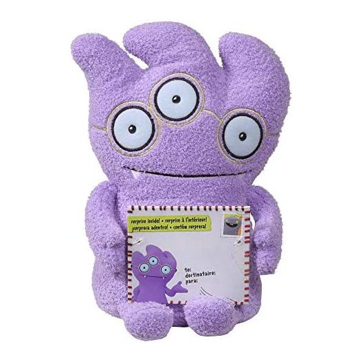 Hasbro Sincerely Uglydolls Hugs & Headstands Wedgehead Stuffed Plush Toy, Inspired by The Uglydolls Movie, 7.5" Tall