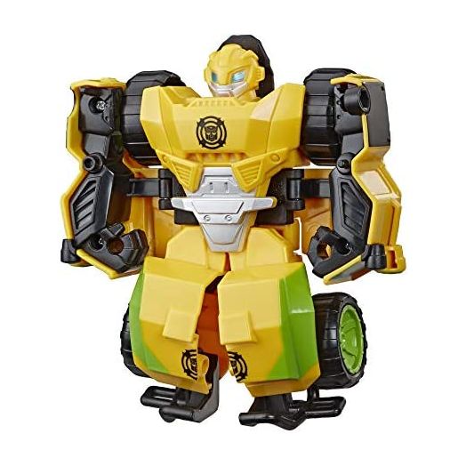 Transformers Playskool Heroes Rescue Bots Academy Bumblebee Converting Toy Robot, 4.5" Action Figure, Toys for Kids Ages 3 & Up