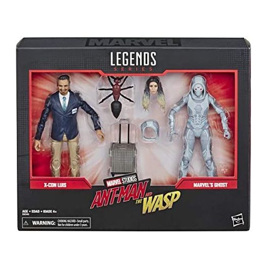 Marvel Legends Series Ant-Man & The Wasp 6"-Scale Movie-Inspired X-Con Luis & Marvel’s Ghost Collectible Action Figure 2 Pack