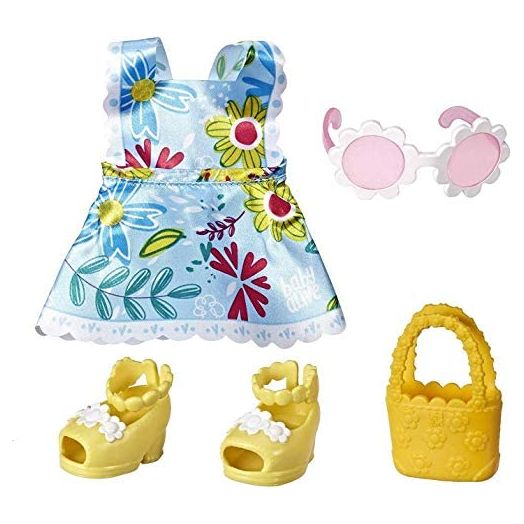 Baby Alive Littles Little Styles, Fun in The Sun Outfit for Littles Dolls, Brown