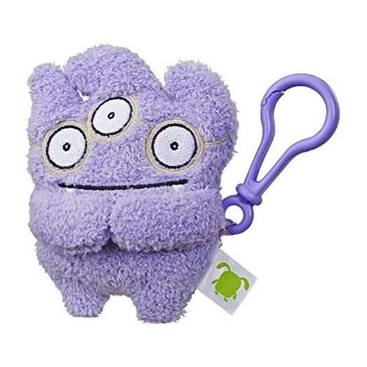 Hasbro Toys Uglydolls Tray to-Go Stuffed Plush Toy with Clip, 5" Tall