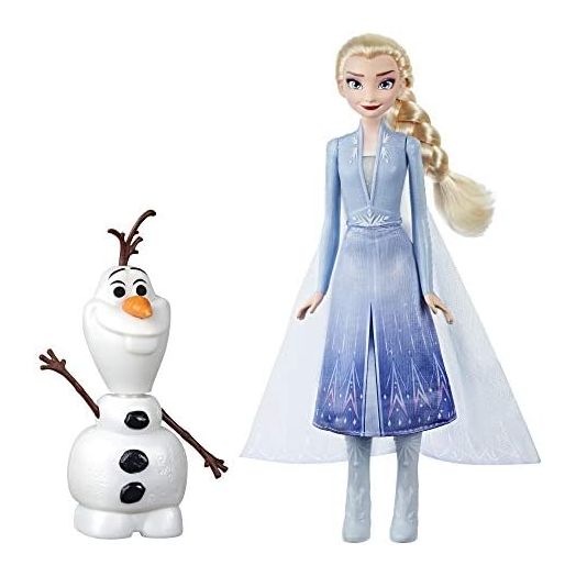 Disney Frozen Talk and Glow Olaf and Elsa Dolls, Remote Control Elsa Activates Talking, Dancing, Glowing Olaf, Inspired 2 Movie - Toy for Kids Ages 3 and Up