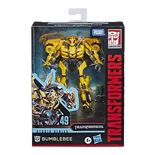 Transformers Toys Studio Series 49 Deluxe Class Movie 1 Bumblebee Action Figure - Kids Ages 8 & Up, 4.5" (Amazon Exclusive)