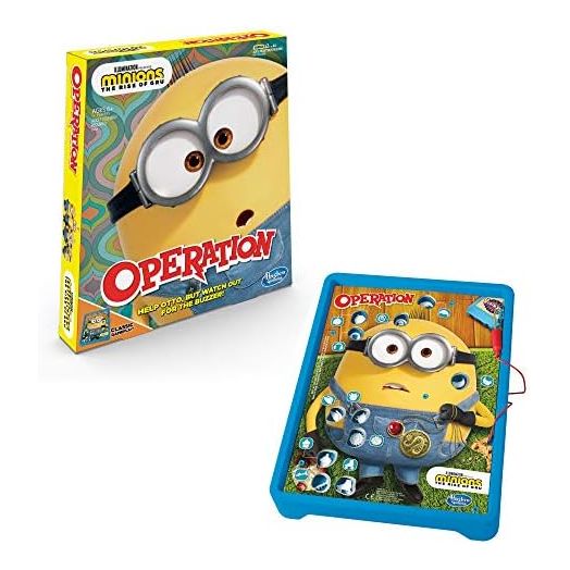 Hasbro Gaming Operation Game: Minions: The Rise of Gru Edition Board Game