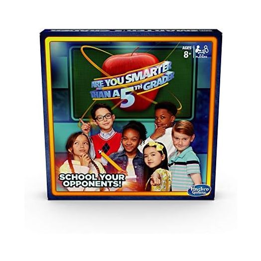 Hasbro Gaming are You Smarter Than a 5th Grader Board Game for Kids Ages 8 & Up