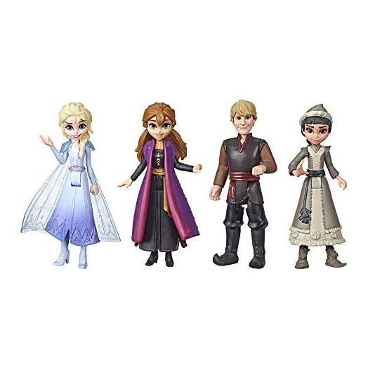 Disney Frozen Small Doll Multipack Inspired by Frozen 2, Includes Anna, Elsa, Kristoff, and Honeymaren