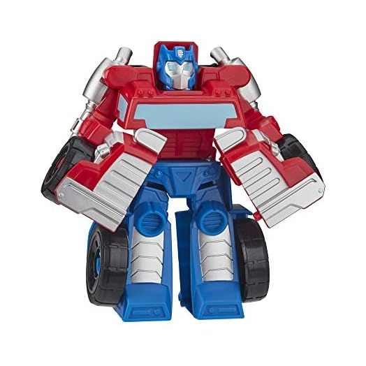Transformers Playskool Heroes Rescue Bots Academy Optimus Prime Converting Toy, 4.5-Inch Action Figure, Toys for Kids Ages 3 and Up