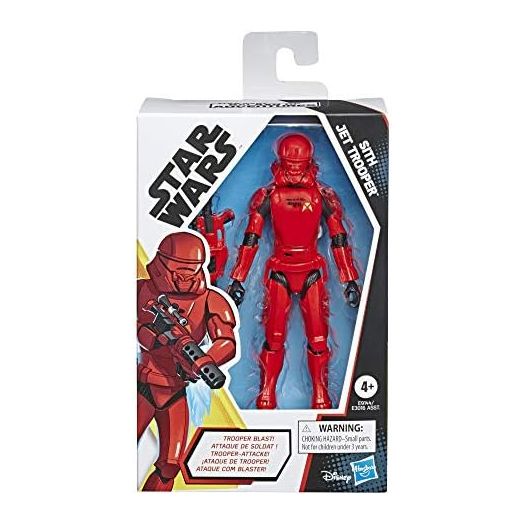 STAR WARS Galaxy of Adventures Sith Jet Trooper 5-inch Scale Figure with Blaster Feature, Toys for Kids Ages 4 and Up