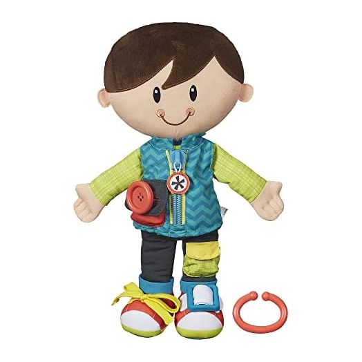 Playskool Dressy Kids Boy Activity Plush Stuffed Doll Toy for Kids and Preschoolers 2 Years and Up (Amazon Exclusive)
