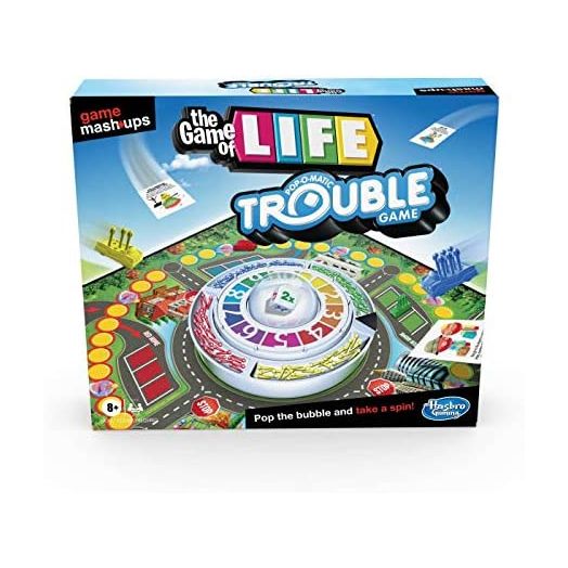Hasbro Gaming Game Mashups Life and Trouble