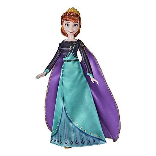 Disney Frozen 2 Queen Anna Fashion Doll, Dress, Shoes, and Long Red Hair, Toy for Kids 3 Years Old and Up
