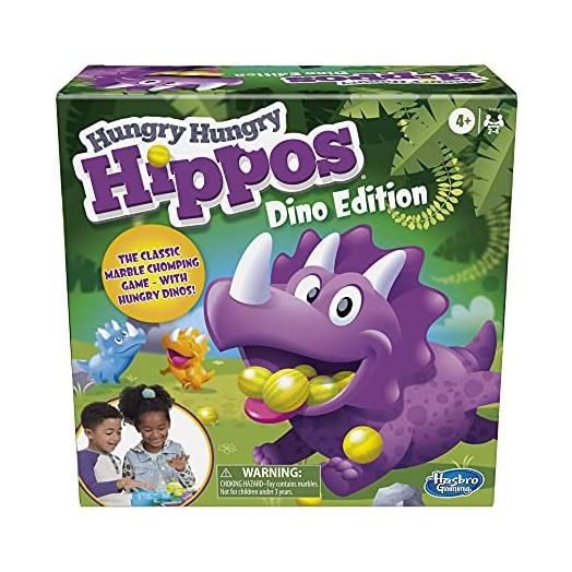 Hasbro Gaming Hungry Hungry Hippos Dino Edition Board Game
