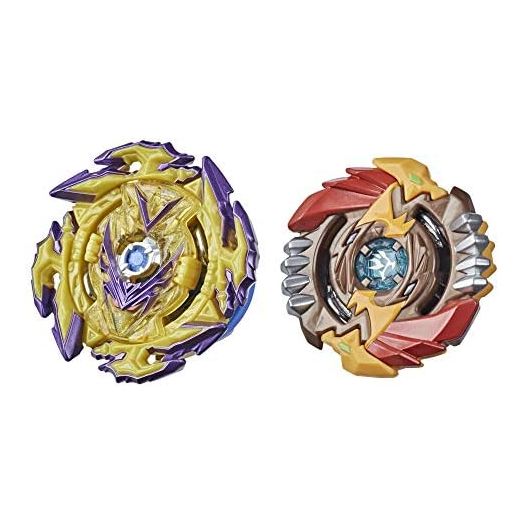 BEYBLADE Burst Surge Speedstorm Spear Valtryek V6 and Regulus R6 Spinning Top Dual Pack, 2 Battling Game Top Toy
