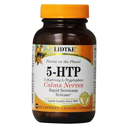 Lidtke Technologies Diet Supplement 5- HTP Capsules, 60 Count