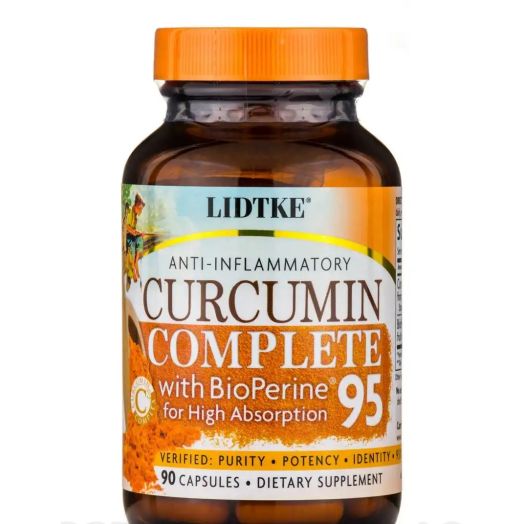 Lidtke Curcumin Complete 95 with BioPerine - 90 Capsules