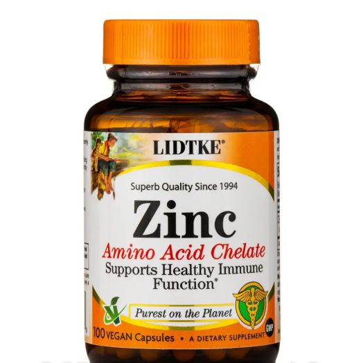 Lidtke Zinc 50 mg - 100 Vegan Capsules