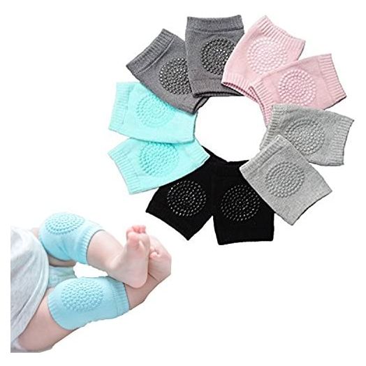 Baby Crawling Anti-Slip Knee, Unisex Baby Toddlers Kneepads 5 Pairs