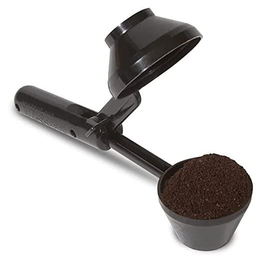 Perfect Pod EZ-Scoop Coffee Scooper & Funnel for Reusable K Cup Refillable Coffee Pods, 2 Tablespoon Capacity