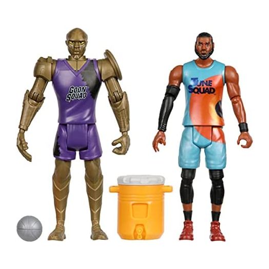 Moose Toys Space Jam: A New Legacy - 2 Pack - On Court Rivals - Lebron & Chronos, Multicolor (14579)