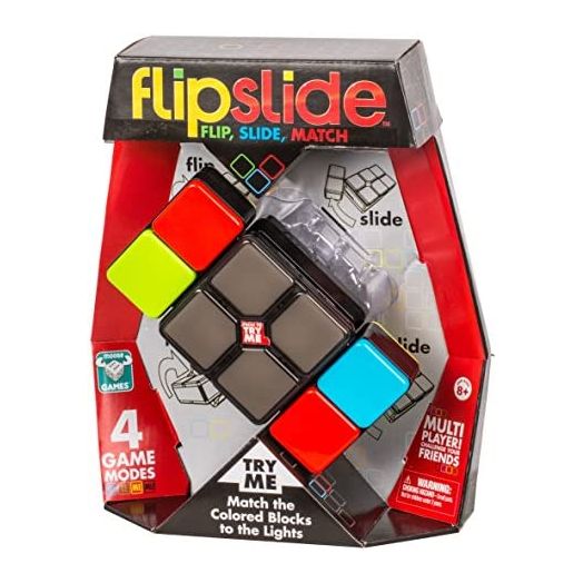 Moose Toys Flipslide Game, Electronic Handheld Game, Flip, Slide, and Match the Colors to Beat the Clock