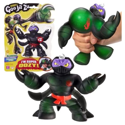 Heroes of Goo Jit Zu - Oozy Scorpion Action Figure, Scorpius