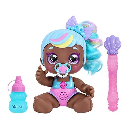 Kindi Kids Electronic 6.5" Doll and 2 Accessories - Bonni Bubbles Bubble 'N' Sing