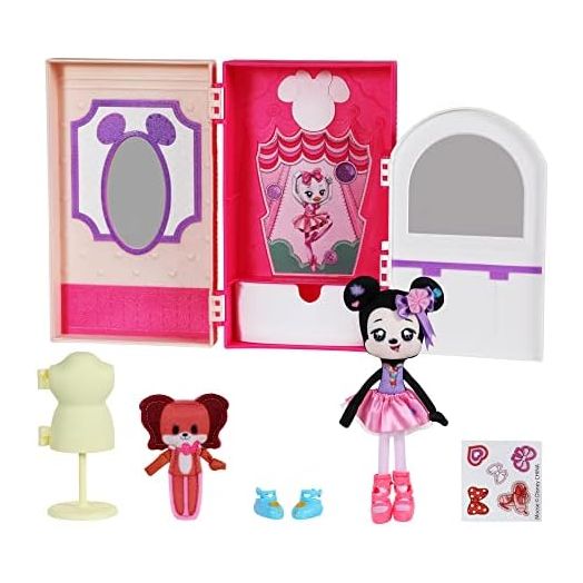 SWEET SEAMS 6" Soft Rag Doll Deluxe Pack – 1pc Toy | Minnie Mouse & Fifi Ballet Studio