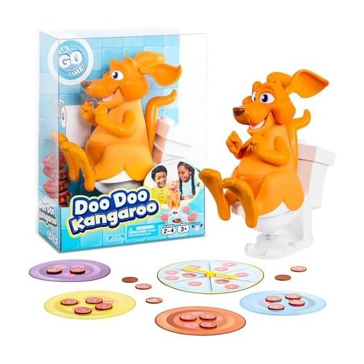 Doo Doo Kangaroo Game. Feed Him Until He's Gotta Go! Grab The Donuts and Dodge The Doo Doos. Collect The Most Donuts to Win