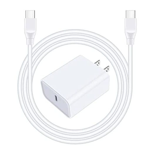 Pixel 6 Fast Charger for Google Pixel 6a 6 Pro 5a 5 4a 4 XL 3a 3 XL 2 XL,20W Fast USB C Wall Charger PD Power Adapter with 6ft Type C to C Cable for Samsung Galaxy S22 S21 S20 Z Flip 4 3 A53 A13 A03S