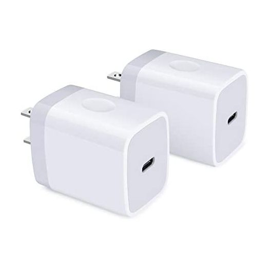 USB C Charger, HOOTEK 2Pack 20W PD 3.0 Wall Charger Power Delivery Type C Fast Charger Block for iPhone SE 13 12 11 Pro Max XS XR X 8 Plus, iPad Pro, AirPods Pro, Pixel 6 5, Galaxy Note20 S22 Ultra 5G
