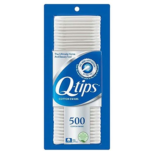 Q-tips Cotton Swabs 500 ea (Pack of 2)