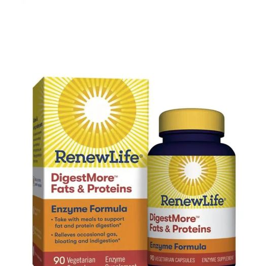 Renew Life DigestMore Fats & Proteins - 90 Vegetarian Capsules