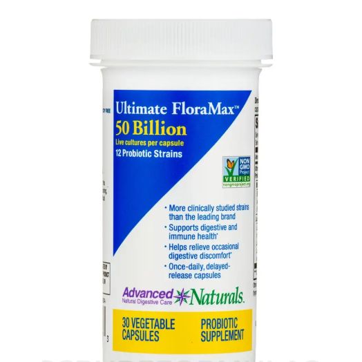 Advanced Naturals Ultimate FloraMax 50 Billion - 30 Vegetable Capsules