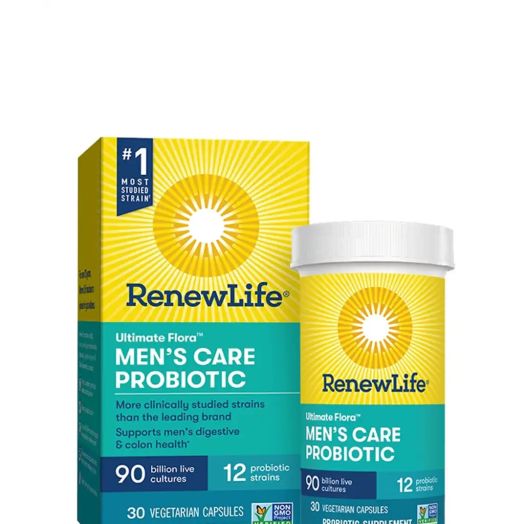 Renew Life Ultimate Flora Men's Care Probiotic 90 Billion CFU - 30 Vegetarian Capsules