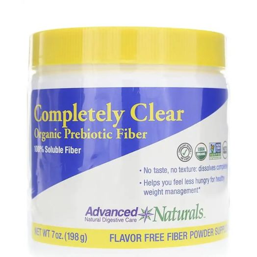 Advanced Naturals Completely Clear Organic Prebiotic Fiber Powder - 7 oz (198 Grams)