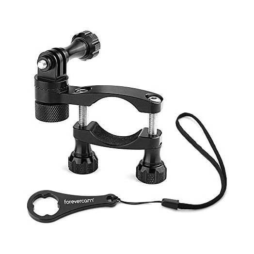 Bike Handlebar Mount ( 360° Rotation and Lock Any Direction ) 0.6-1.3inch All Aluminum Bike/ Motorcycle Handlebars Seat Post Ski Pole Mount for Gopro Hero 10/9/8/7/6/5/4/ HD DJI Osmo Action Camera