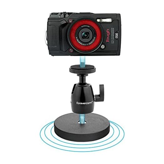 Magnetic Camera Mount and Magnetic Camera Stand Magnetic Foot Mini Ball Head Heavy Duty Metal Securely Attaches to Steel or Other Magnetic Surfaces