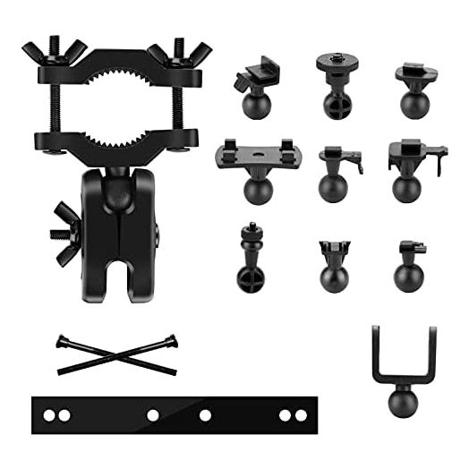 Dash Cam Mount Holder - Mirror Mount, Come with 10+ Different Joints, Compatible with APEMAN, Falcon F170, Old Shark, Peztio, Rexing V1P, Roav, UGSHDI, Z-Edge,YI,Kdlinks X1, and Most Dash Cameras /GPS