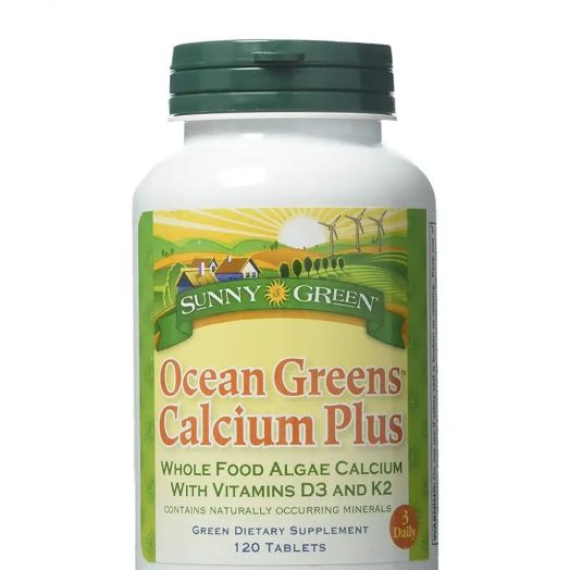 Sunny Green Ocean Greens Calcium Plus - 120 Tablets