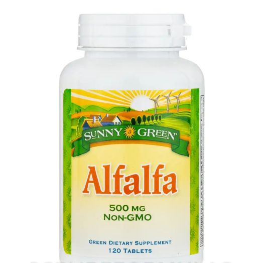 Sunny Green Alfalfa 500 mg - 120 Tablets