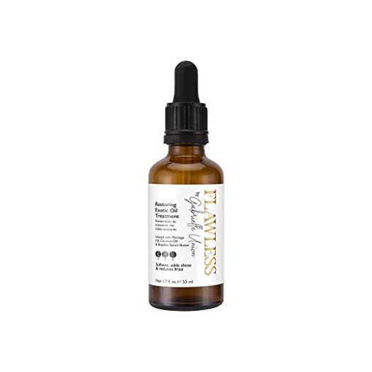 Flawless by Gabrielle Union, Restoring Exotic Curly Hair Oil Treatment for Natural Curly and Coily Hair, 1.7 OZ