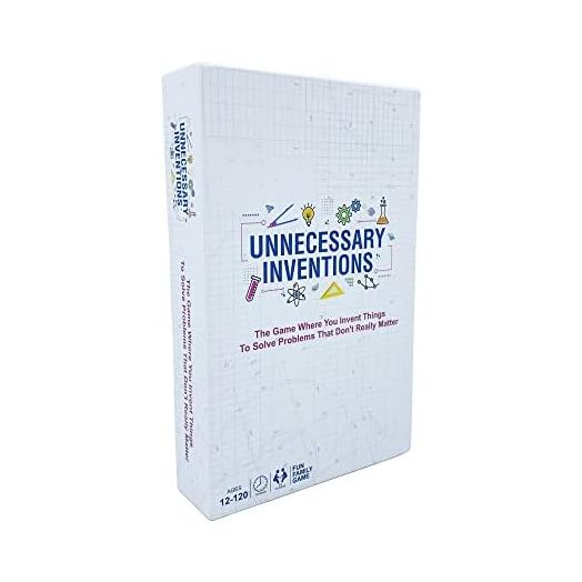 Unnecessary Inventions - The Game Where You Invent Things to Solve Problems That Donâ€™t Really Matter, Ages 12+ for 4-8 Players
