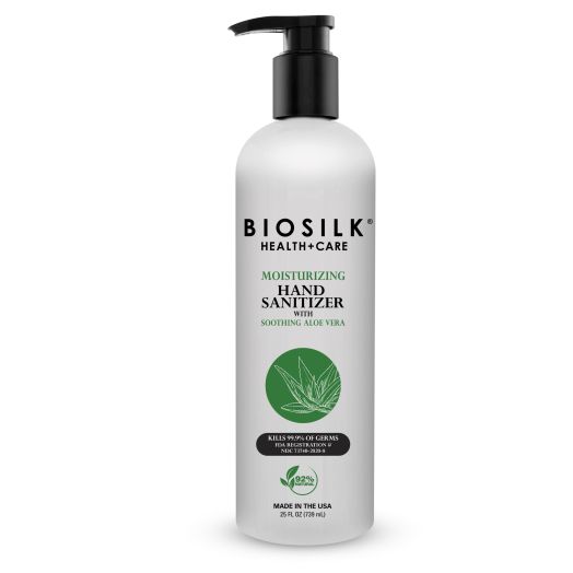 Biosilk Hand Sanitizer with Aloe Vera, 25 Fl Oz