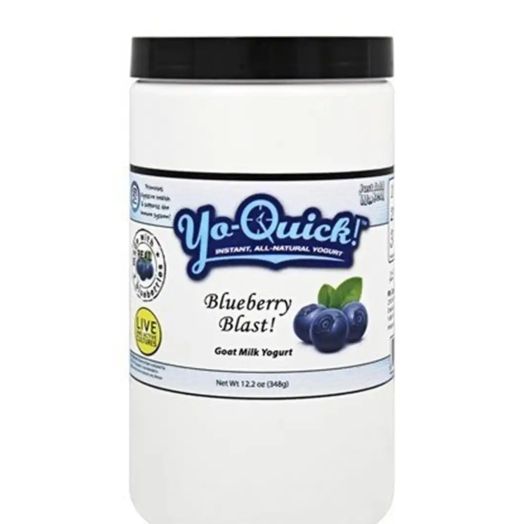Mt. Capra Yo-Quick! Goat Milk Yogurt Blueberry Bast Flavor - 12.2 oz (348 Grams)