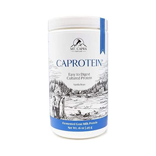 MT. CAPRA SINCE 1928 Caprotein Casein Protein Concentrate, Fermented Goat Milk Protein