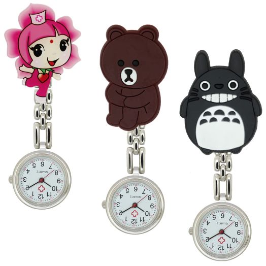 Men Women Pocket Watches Ladies Hospital Medical Watches Nurse Doctor Badge Fob Watches