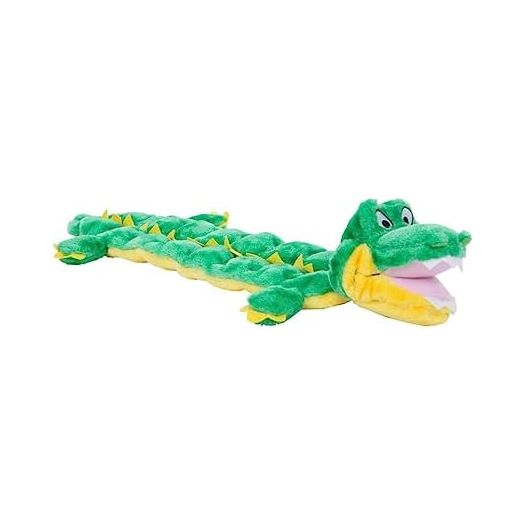 Outward Hound Squeaker Matz Plush Gator Dog Toy, XL