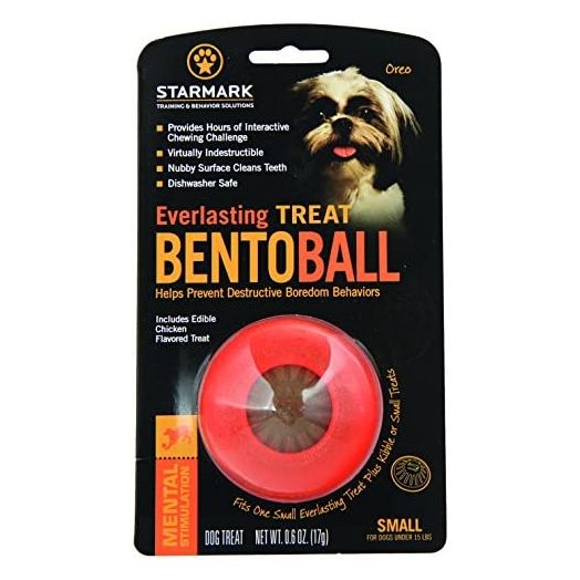 Starmark Everlasting Treat Bento Ball Tough Dog Chew Toy